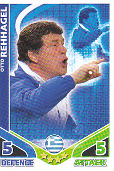 Otto Rehhagel Greece 2010 World Cup Match Attax Managers #289